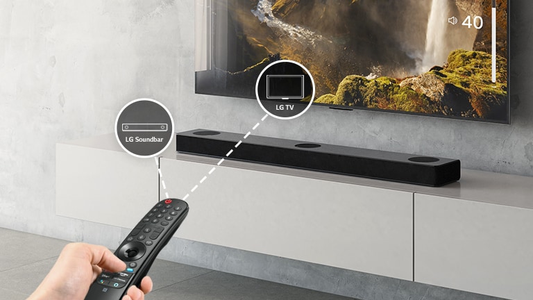 Lg tv to lg sound sales bar