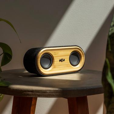 House of Marley Get Together 2 Mini Portable Bluetooth Speaker - EM-JA021-SB