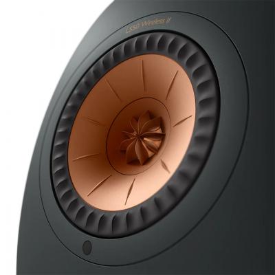 KEF LS50 Ultimate Wireless HiFi Speakers In Carbon Black - LS50WIIB
