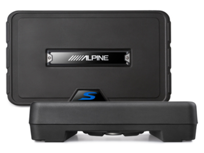 12" Alpine Halo S-Series Shallow Pre-Loaded Subwoofer Enclosure - SS-SB12