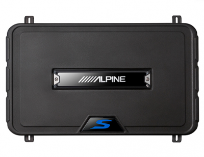 12" Alpine Halo S-Series Shallow Pre-Loaded Subwoofer Enclosure - SS-SB12