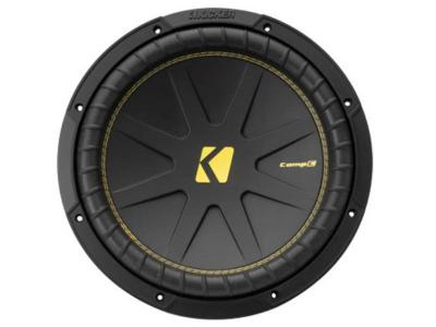 Kicker  12" CompC Series Dual 4-ohm Car Subwoofer - 50CWCD124