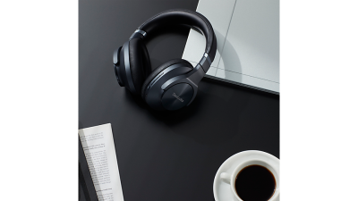 Technics Wireless Headphones with Noise Cancelling and Microphone - EAHA800EK