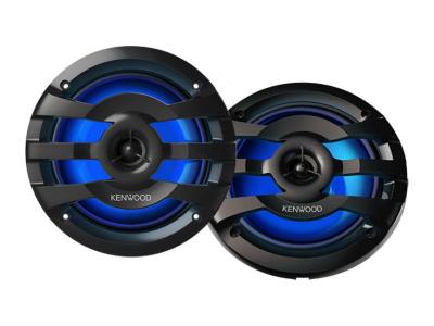 Kenwood 6.5 Inch  2-Way Marine Speaker with Illumination in Black - KFC-1673MRBL