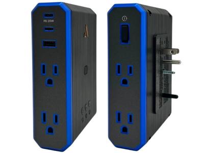 Austere  V Series 4-Outlets Wall Charger & Surge Protector With Omniport USB - 5SPS4US1