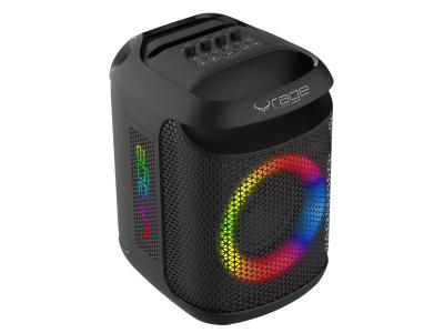 Rage 6.5" 120 watt Party Speaker with Wireless Microphone and Remote - BTSMC8