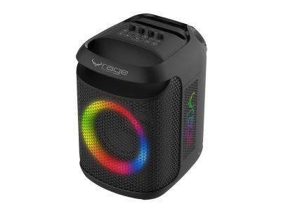 Rage 6.5" 120 watt Party Speaker with Wireless Microphone and Remote - BTSMC8