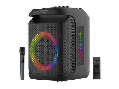 Rage 6.5" 120 watt Party Speaker with Wireless Microphone and Remote - BTSMC8