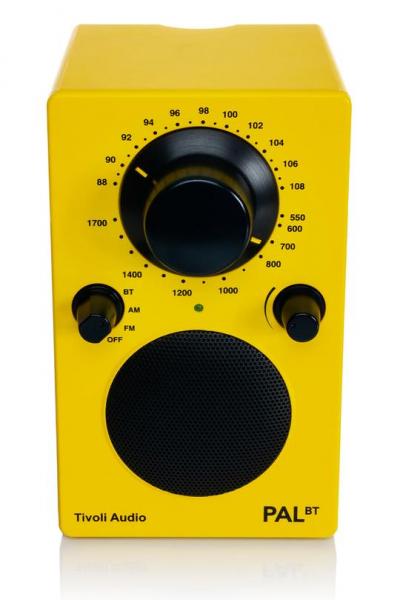 Tivoli Audio PAL BT Bluetooth AM/FM Portable Radio In Yellow - PALBTYELLOW
