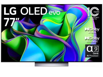 77" LG OLED77C3 C3 Series OLED Evo 4K Smart TV