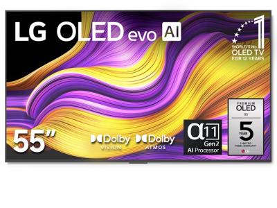 55" LG OLED55G5WUA OLED Evo AI G5 4K Smart TV 2025