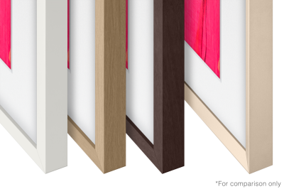 65" Samsung The Frame Customizable Bezel Modern Teak - VG-SCFF65TKBZC