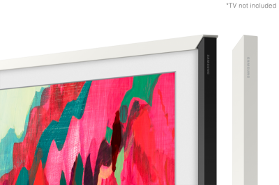 65" Samsung The Frame Customizable Bezel Modern White - VG-SCFF65WTBZC