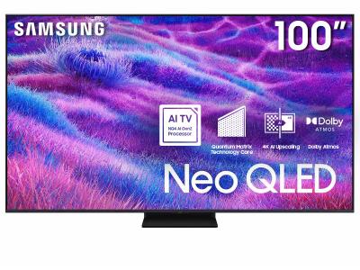 100" Samsung QN100QN80FFXZC Neo QLED 4K Vision AI Smart TV (2025)