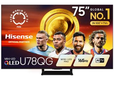 75" Hisense 75U78QG Mini-LED QLED AI 165Hz Google TV