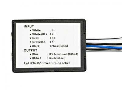 Kicker Stereo Line-Output Converter with Remote Turn-on Wire - KISLOC2