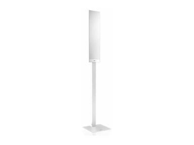 KEF Metal Speaker Stand with  Selecta-mount system Cable in Silver - TFLRSTS