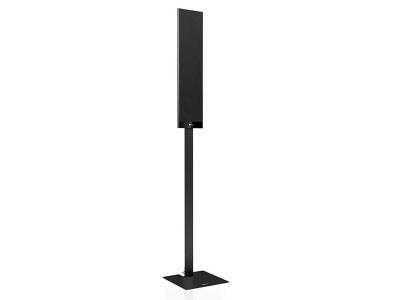 KEF Metal Speaker Stand with  Selecta-mount system Cable in Black - TFLRSTB