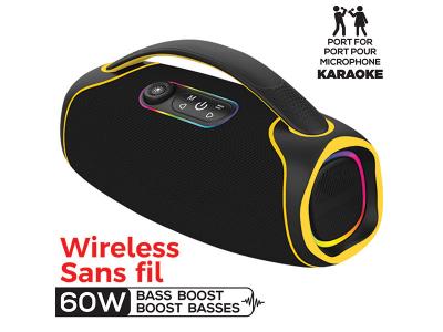 Escape High Power Boombox with LED Lights - BTS4108