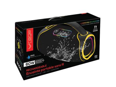 Escape High Power Boombox with LED Lights - BTS4108