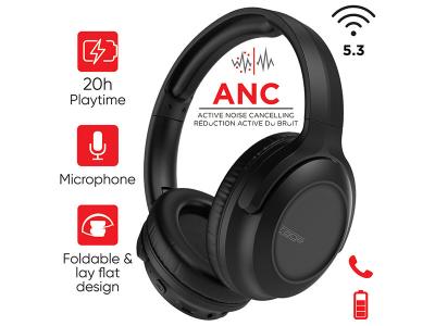 Escape Active Noise Cancelling Super Soft Leather Headband - RAH972B