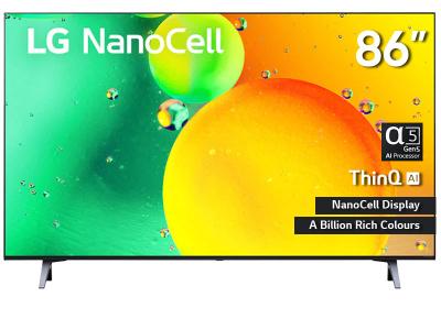 86" LG 86NANO75UQA Nano75 4K LED With ThinQ AI TV