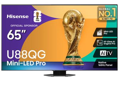 65" Hisense Mini-LED QLED AI TV Google TV - 65U88QG