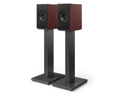 KEF Wireless Powered Bookshelf HiFi Speaker in Vintage Burgundy - Coda W (VB)