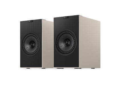 KEF Wireless Powered Bookshelf HiFi Speaker in Nickel Grey - Coda W (NG)