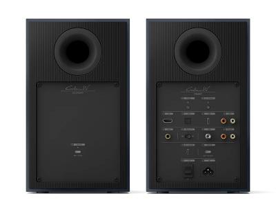 KEF Wireless Powered Bookshelf HiFi Speaker in Midnight Blue - Coda W (MB)