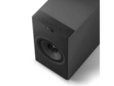 KEF Wireless Powered Bookshelf HiFi Speaker in Dark Titanium - Coda W (DT)