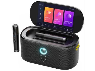 Ikarao Shell S1 Portable Karaoke Machine with 2 Wireless Mics