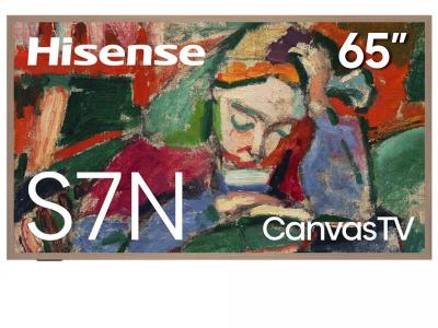 65" Hisense 65S7N Class S7 CanvasTV 4K QLED Google TV