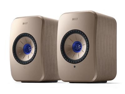 KEF Definitive Compact Wireless HiFi Speakers in Soundwave - LSXIISW