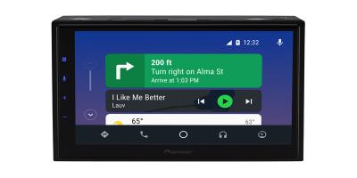 Pioneer In-Dash Multimedia Receiver With 6.8 Inch WVGA Capacitive Touchscreen Display - DMH-W4660NEX