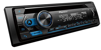Pioneer CD Receiver with Improved Smart Sync App Compatibility And Built-in Bluetooth - DEH-S4220BT