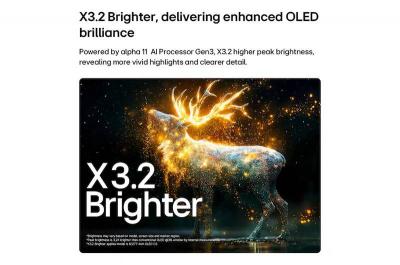 77" LG OLED77C6HUP OLED Evo AI C6 4K Smart TV (2026)