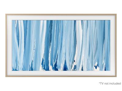 65" Samsung Frame Customizable Bezel in Beige Wood - VGSCFH65TKBZA