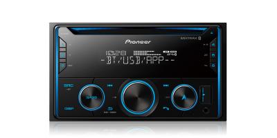 Pioneer Double DIN CD Receiver with Improved Pioneer Smart Sync App Compatibility - FH-S520BT