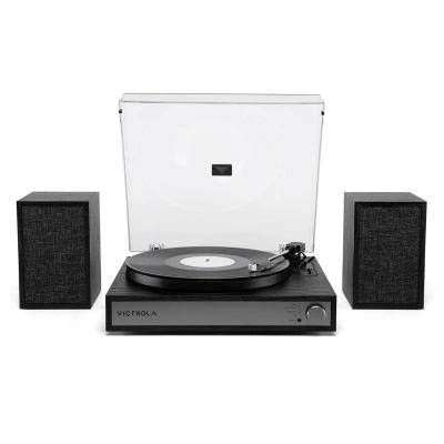 Victrola Harmony Bluetooth Turntable System with Speakers - VTS-1300-BLK