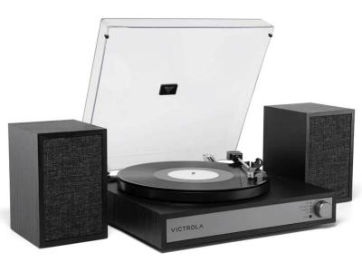 Victrola Harmony Bluetooth Turntable System with Speakers - VTS-1300-BLK