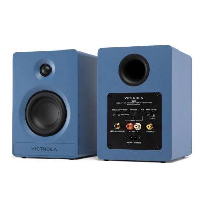 Victrola Tempo Bluetooth Bookshelf Speakers - VPS-400-BLU