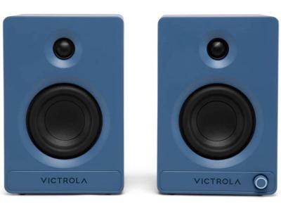 Victrola Tempo Bluetooth Bookshelf Speakers - VPS-400-BLU