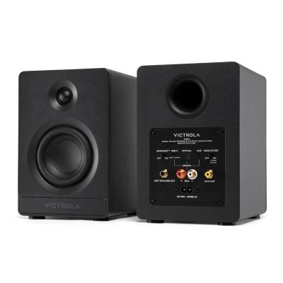 Victrola Tempo Bluetooth Bookshelf Speakers - VPS-400-BLK