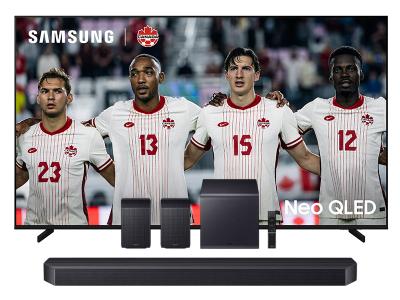 85" Samsung Neo QLED 4K Vision AI Smart TV + Q Series Soundbar - QN85QN80HAFXZC-HW-Q990F/ZC