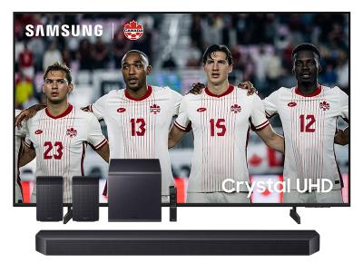 70" Samsung Crystal UHD 4K TV + Q-Series Soundbar - UN70U8000HFXZC-HW-Q990F/ZC