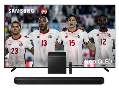65" Samsung Neo QLED 4K Vision AI Smart TV + Q Series Soundbar - QN65QN80HAFXZC-HW-Q800F/ZC