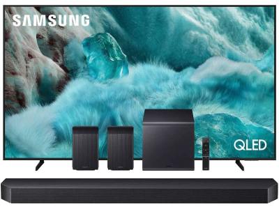 75" Samsung QLED 4K Vision AI Smart TV + Q Series Soundbar - QN75Q7FAAFXZC-HW-Q990H/ZC