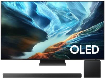 55" Samsung OLED 4K AI Smart TV + Q-Series Soundbar - QN55S90HAEXZC-HW-QS700F/ZC