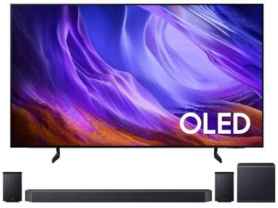 83" Samsung OLED 4K Vision AI Smart TV + Q Series Soundbar - QN83S85HAEXZC-HW-Q990F/ZC